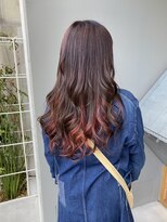 クレーデヘアーズ 井口店(Crede hair's) 『N360°カット』inner color ×red violet