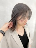 シースルーバング×フェイスフレーミング