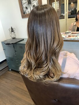 ヘアストーリー リズム(hair story r ism) エアタッチで創るグラデーション*ニュアンスカラー!30代40代50代