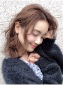 テラコッタ/韓国風ヨシンモリ/流れるレイヤー/前髪カール[銀座]