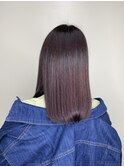 20代30代40代マロンベージュ/Aラインボブ/かきあげ[高田馬場駅]