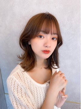 ルームバイシー 新宿(Loom. by Sea) くびれヘア/ココアブラウン/透明感カラー/ツヤ感カラー