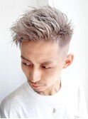 メンズハイトーン×フェードカット