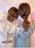 結婚式お呼ばれヘア