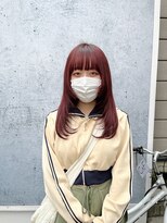 カフ(CAF) CAF FUKO/暖色系カラー/レッドブラウン/ウルフ/大阪/心斎橋/