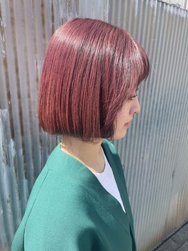 コーパル(copal) 大人ピンク・顎ラインの内巻きボブ