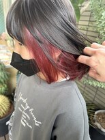 ダブル(W)&nbsp;【hair salon W】キッズカットにインナーカラー