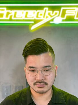 グリーディーフォックス 三軒茶屋(GreedyFOX) 波巻き/マッシュパーマ/ウルフ/ハイライト<理容室>三軒茶屋