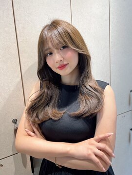 ロンドルーチェ 心斎橋(Lond luce) 大人ガーリー×ミディアムレイヤーカット【心斎橋/髪質改善】