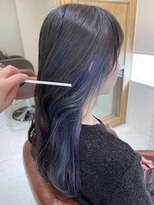 ファスナーグランデ(fustener grande)&nbsp;インナーカラー×ウェーブ巻き