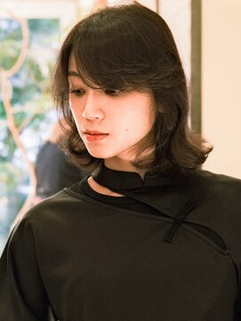 ビュートリアム 福岡(BEAUTRIUM) 乾かすだけで決まる顔まわりにレイヤーを入れた大人ロブヘアー