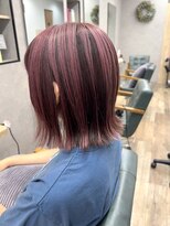 リベストバイジェービー 稲毛(li best. byjb)&nbsp;デザインカラー/レイヤーカット/ウェットヘア/オリーブベージュ