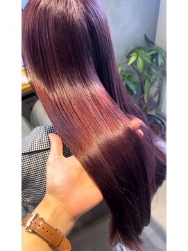 ビス ヘア アンド ビューティー 西新井店(Vis Hair&Beauty) 暖色カラー/艶カラー/ピンクレッドカラー