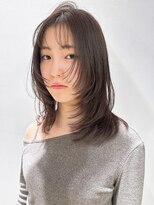 アイティーバイアルバム 下北沢店(IT by ALBUM)&nbsp;秋色小顔透明感カラーウルフレイヤーロング_F10320