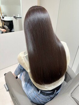 エデュコスゥリール(educo per sourile)の写真/肌色に似合わせた艶髪カラーが人気！美しい艶髪へ♪《艶髪カラー+カット＋手触り改善Ｔr　¥18700→¥15400》