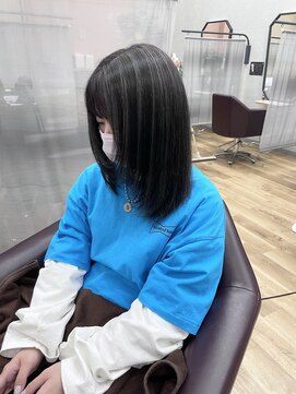 キセイ イオンモール新利府北館店(KISEI) コントラストハイライト×アッシュグレイ