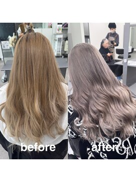 ガルボヘアー 桟橋店(garbo hair) ハイトーン大人可愛い20代30代40代