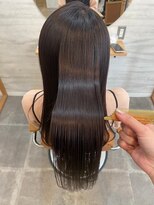 ジーナ 船橋(Zina)&nbsp;髪質改善＊ロングレイヤーグレーベージュ＊美髪【Zina船橋】