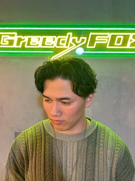 グリーディーフォックス 代々木(Greedy FOX) 波巻き/ハイライト/マッシュパーマ/ウルフ[シェービング]