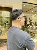 パーマ風フェードスタイル