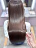 《髪質改善レベル★★★★★》美髪矯正+カット+酸熱トリートメント￥54600→