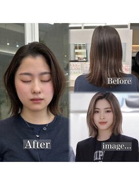 プラチナ(PLATINA) ボブ外はねボブくびれボブ