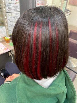 リファインヴェール めじろ台店 くびれヘア/アプリコットオレンジ/夏のヘアアレンジ/めじろ台