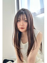 リアン バイ キートス(Lien by kiitos)&nbsp;レイヤーカット/ローレイヤー/透明感ブラウン