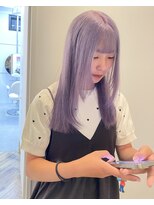 チーカ(chica)&nbsp;ケアブリーチで作る透明感ペールラベンダー