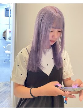 チーカ(chica) ケアブリーチで作る透明感ペールラベンダー