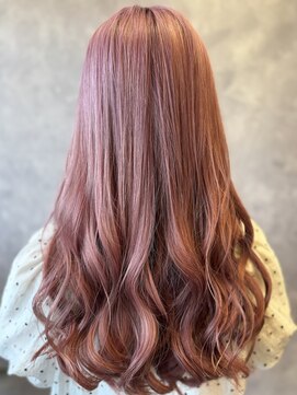 ザ ラブズ ラフズ ヘアー 本店(the loves laughs hair) ホワイトピンク/ハイトーン/ダブルカラー