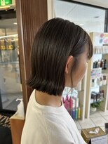 クオリス 上板橋店(QUALIS)&nbsp;秋の抜け感ボブ外ハネレイヤー◎20代30代透明感グレージュ