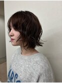 冬◎ゆるふわボブパーマで大人可愛いナチュラルヘア