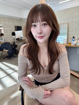 サンド 名古屋(sand) 韓国風/インナーカラー/縮毛矯正髪質改善/顔まわり/レイヤー