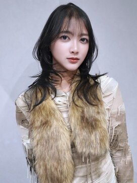 リアン バイ キートス(Lien by kiitos) ハッシュカット×透けるダークトーン