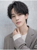 束感黒髪ナチュラル人気流行フェザーパーマ韓国風