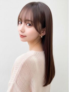 ラ ヴェラー(La valeur) 髪質改善カラーアッシュベージュ艶髪ストレート透明感夏カラー