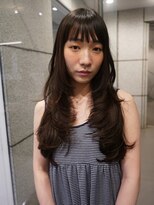 ダブ アオヤマ(DaB AOYAMA) ロングレイヤー ハッシュカット 顔周りレイヤー