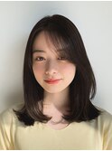 ハッシュカット/グレージュ/デザインカラー/大口新子安白楽鶴見