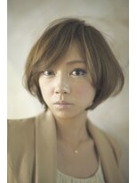 ブーケ(BOUQUET)&nbsp;「BOUQUET」ダークモカのシースルーボブ