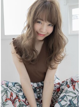 ネウィ 京橋(newi) 【newi +uta* 京橋】ショコラベージュ × オン眉バング × 小顔