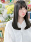 *bliss戸田公園*黒髪クールな小顔ワンカールセミロングa