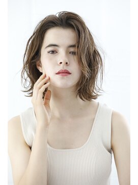トリコ ショップアンドヘアサロン(tricot shop hair salon) 外ハネリラクシーボブ20代30代40代前下がりナチュラル白髪染め◎