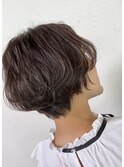 グラデーションショート×アメジストアッシュ