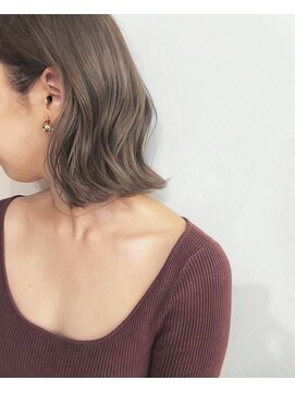 ヌード(nude) nude田中【ブリーチ無し】髪が柔らかく見えるブラウンカラー