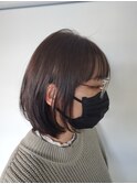 耳かけ　前髪　ミディアム　西葛西　イメチェン