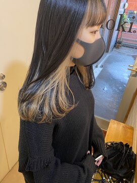 グリーン 原宿(green) インナーコントラストカラー
