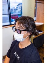 ヘアーメイク ダンス(hair make DANCE)&nbsp;メンズスパイラルパーマ＋カラー