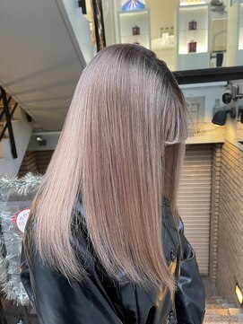 ラフ(LAFF) #黒髪#ボブルフ#ネビージュ#小顔#ワンレン