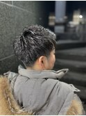 ツーブロックショート